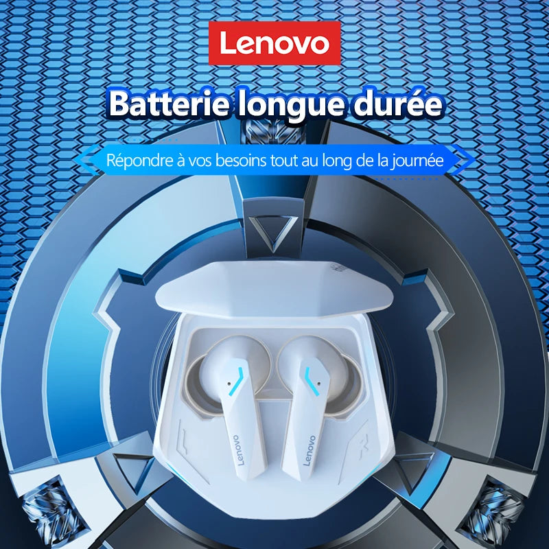 Lenovo GM2 Pro Gaming Headset Bluetooth 5.3 Dual Mode Music Sport Earbuds Noise Reduction Headphones with Mic HD Call