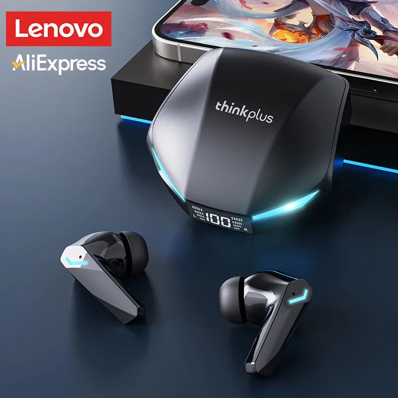 Lenovo GM2 Pro Gaming Headset Bluetooth 5.3 Dual Mode Music Sport Earbuds Noise Reduction Headphones with Mic HD Call